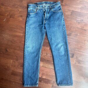 Levi's 501 Made in Canada 31 x 32 Blue Jeans Y2K